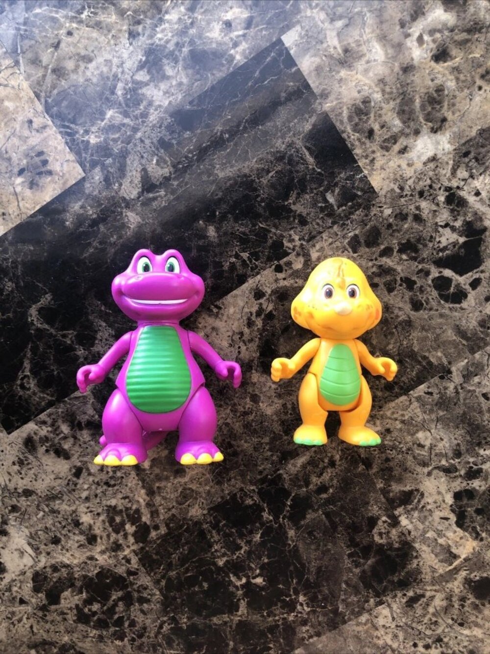 Barney And Friends Billy & Barney Movable Figures Mattel 2024 3” To 3.5” PVC